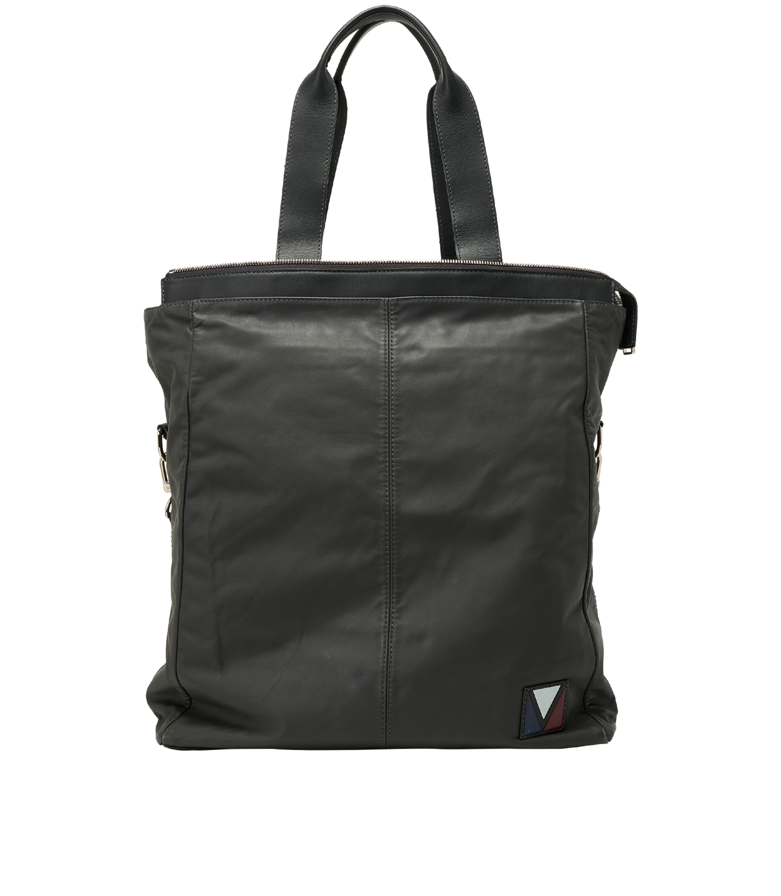 V Line Tote, &pound;495, Handbags, Grey, Leather, Other view